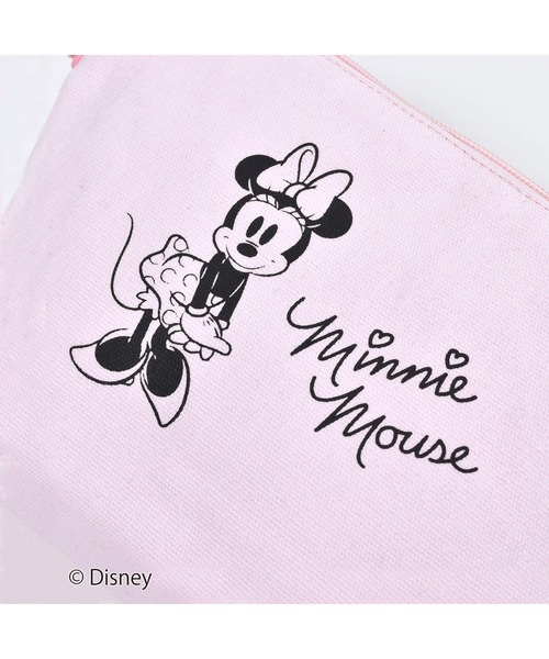 SLAP SLIP（スラップスリップ）の「SLAPSLIP/【Disney】ミッキーマウス/ミニーマウス/フェイス刺繍ショルダーサコッシュ/ディズニー（ショルダーバッグ・キッズ・ピンク/ブルー・ONESIZE）」の5枚目の写真