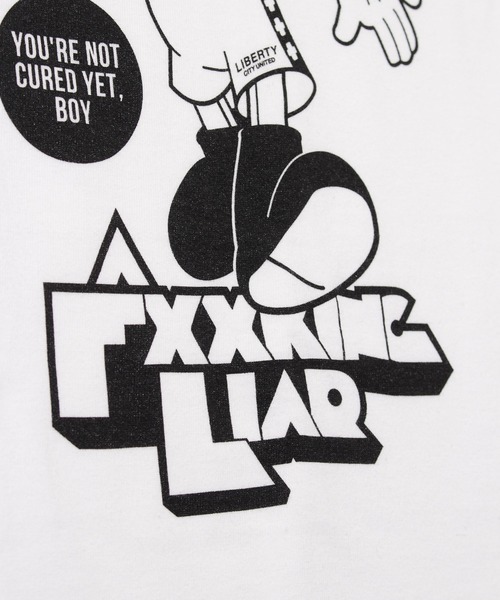 LIBERTY CITY（リバティシティ）の「【LIBERTY CITY/リバティーシティ】 [A CLOCKWORK LIAR] ロンT（Tシャツ/カットソー・メンズ・ブラック/ホワイト・3/4/2）」の7枚目の写真