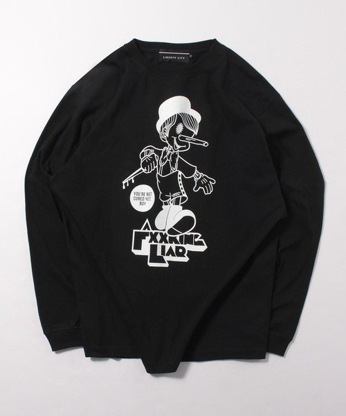 LIBERTY CITY（リバティシティ）の「【LIBERTY CITY/リバティーシティ】 [A CLOCKWORK LIAR] ロンT（Tシャツ/カットソー・メンズ・ブラック/ホワイト・3/4/2）」の15枚目の写真