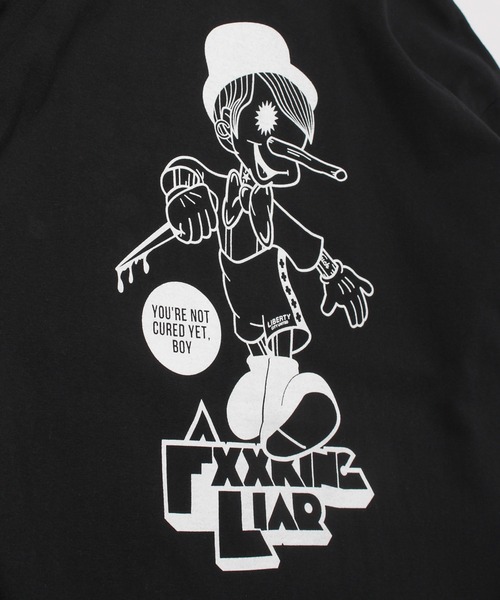 LIBERTY CITY（リバティシティ）の「【LIBERTY CITY/リバティーシティ】 [A CLOCKWORK LIAR] ロンT（Tシャツ/カットソー・メンズ・ブラック/ホワイト・3/4/2）」の16枚目の写真