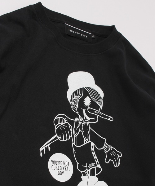 LIBERTY CITY（リバティシティ）の「【LIBERTY CITY/リバティーシティ】 [A CLOCKWORK LIAR] ロンT（Tシャツ/カットソー・メンズ・ブラック/ホワイト・3/4/2）」の17枚目の写真