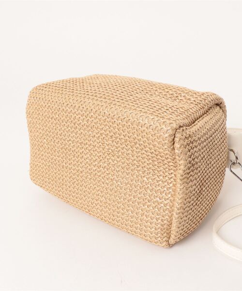 DONOBAN(ドノバン)の「雑材ミニボストンバッグ(ボストンバッグ・レディース・ホワイト・ONESIZE)」の5枚目の写真