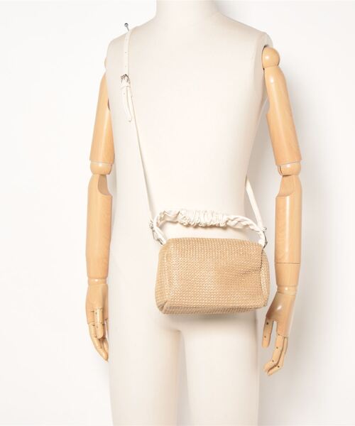 DONOBAN(ドノバン)の「雑材ミニボストンバッグ(ボストンバッグ・レディース・ホワイト・ONESIZE)」の2枚目の写真