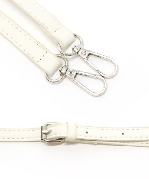 DONOBAN(ドノバン)の「雑材ミニボストンバッグ(ボストンバッグ・レディース・ホワイト・ONESIZE)」の9枚目の写真