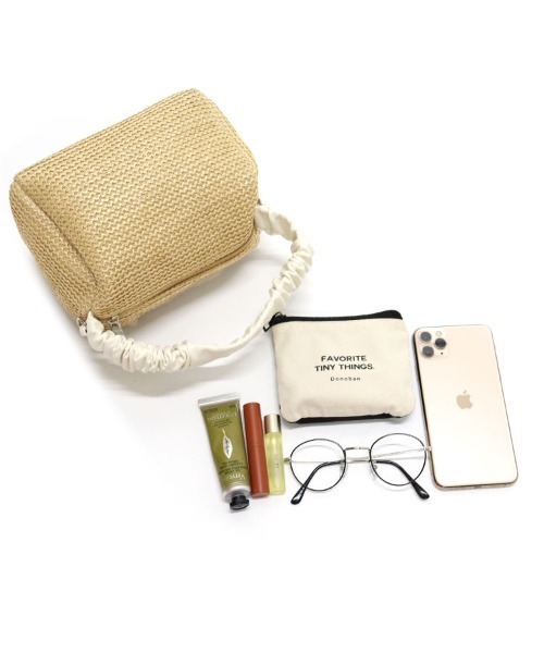 DONOBAN(ドノバン)の「雑材ミニボストンバッグ(ボストンバッグ・レディース・ホワイト・ONESIZE)」の7枚目の写真