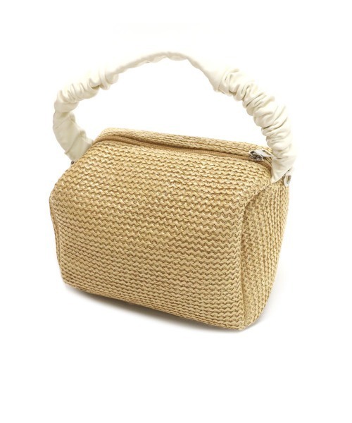 DONOBAN(ドノバン)の「雑材ミニボストンバッグ(ボストンバッグ・レディース・ホワイト・ONESIZE)」の6枚目の写真