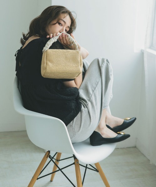 DONOBAN(ドノバン)の「雑材ミニボストンバッグ(ボストンバッグ・レディース・ホワイト・ONESIZE)」の16枚目の写真