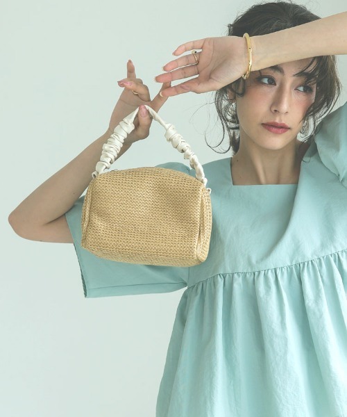 DONOBAN(ドノバン)の「雑材ミニボストンバッグ(ボストンバッグ・レディース・ホワイト・ONESIZE)」の15枚目の写真