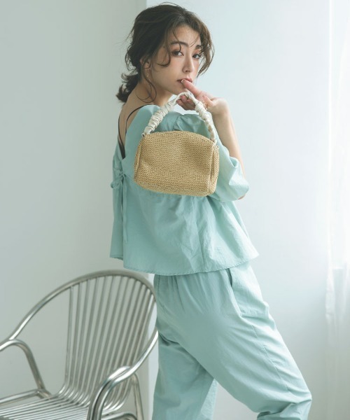 DONOBAN(ドノバン)の「雑材ミニボストンバッグ(ボストンバッグ・レディース・ホワイト・ONESIZE)」の14枚目の写真