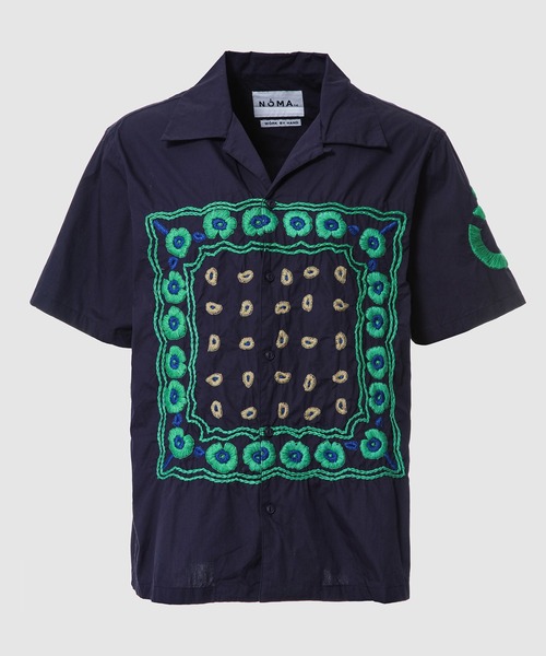 NOMA t.d.（ノーマティーディー）の「Bandana Hand Embroidery Shirt（シャツ/ブラウス・メンズ・ブラック/ネイビー/ホワイト・3/4/5/2）」の3枚目の写真