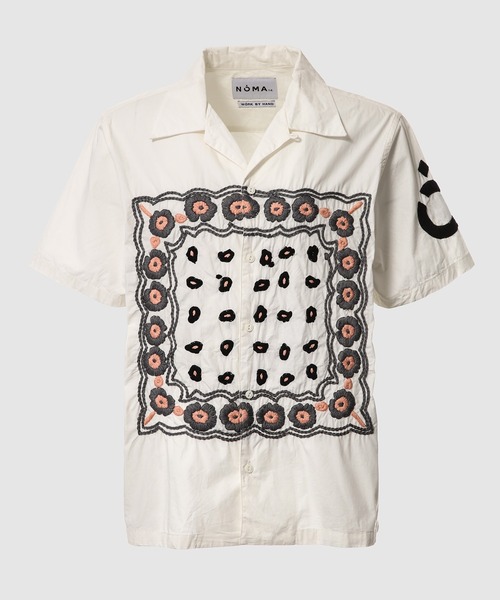 NOMA t.d.（ノーマティーディー）の「Bandana Hand Embroidery Shirt（シャツ/ブラウス・メンズ・ブラック/ネイビー/ホワイト・3/4/5/2）」の2枚目の写真