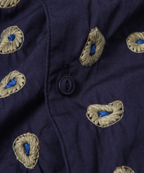 NOMA t.d.（ノーマティーディー）の「Bandana Hand Embroidery Shirt（シャツ/ブラウス・メンズ・ブラック/ネイビー/ホワイト・3/4/5/2）」の6枚目の写真