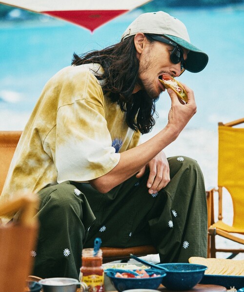 FREAK'S STORE（フリークスストア）の「タイダイ ハートTee/ショートスリーブ カットソー（Tシャツ/カットソー・メンズ・ブラック/イエロー/ブラウン/グリーン・MEDIUM/LARGE）」の6枚目の写真