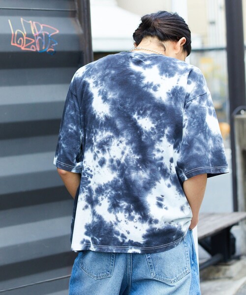 FREAK'S STORE（フリークスストア）の「タイダイ ハートTee/ショートスリーブ カットソー（Tシャツ/カットソー・メンズ・ブラック/イエロー/ブラウン/グリーン・MEDIUM/LARGE）」の14枚目の写真