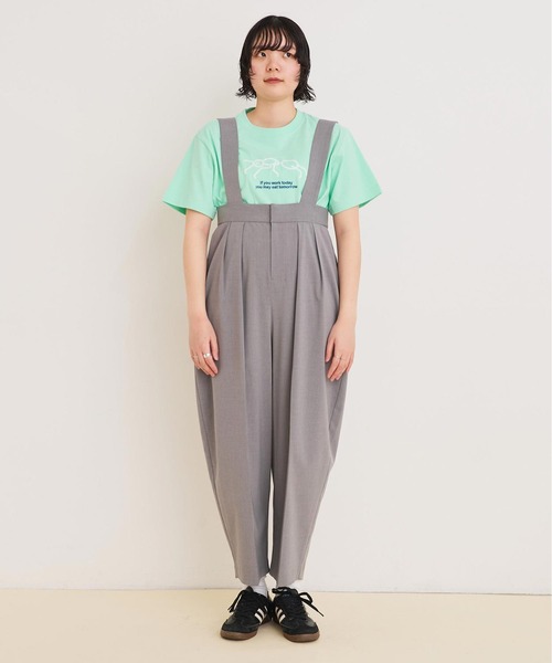 【美品】I am I in fact... BON BON タックつりパンツ I am I in fact（アイアムアイインファクト）の「BON BON