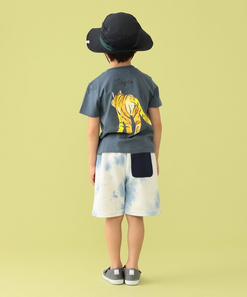 BEAMS mini（ビームスミニ）の「BEAMS mini / タイダイ ワッフル ショーツ 23SS（90～150cm）（その他パンツ・キッズ・サックスブルー/ミント・90/100/110/120/130/140/150）」の12枚目の写真