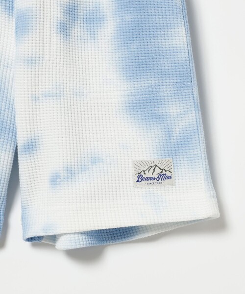 BEAMS mini（ビームスミニ）の「BEAMS mini / タイダイ ワッフル ショーツ 23SS（90～150cm）（その他パンツ・キッズ・サックスブルー/ミント・90/100/110/120/130/140/150）」の15枚目の写真