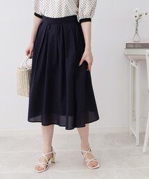 couture brooch | 【オンオフ問わずデイリーに着回せる】パレットボイルスカート(スカート)