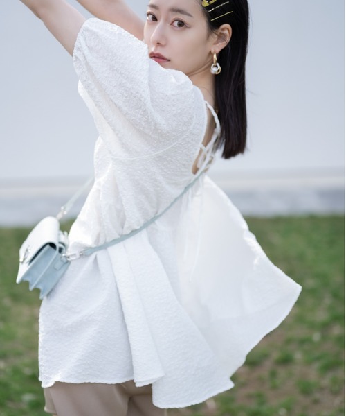 美品　CHANEL ホワイトサマーワンピース　肩リボン　チュニック　フレア 美品 CHANEL ホワイトサマーワンピース 肩リボン チュニック フレア 美