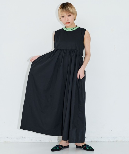 MERLOT（メルロー）の「アソートワイドオールインワン（つなぎ/オールインワン・レディース・グレー/レッド/ドット/チェック/ブラック・FREE）」の21枚目の写真