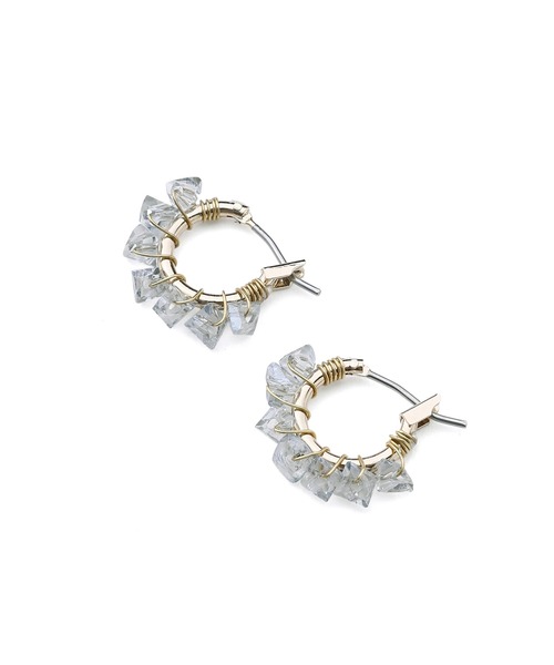 ROPE' PICNIC（ロペピクニック）の「カットカラービーズフープピアス（ピアス（両耳用）・レディース・グリーン/イエロー系その他/ブルー系その他4・FREE）」の11枚目の写真