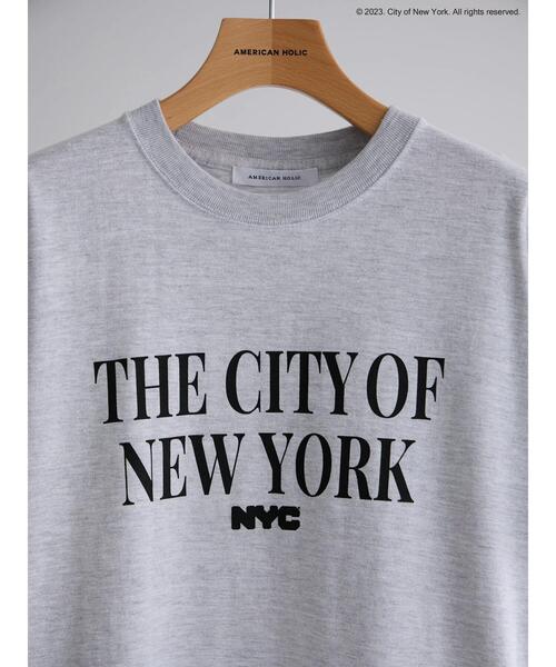 AMERICAN HOLIC(アメリカンホリック)の「THE CITY OF NEW YORK TEE(Tシャツ/カットソー・レディース・ライトグレー・L/M)」の20枚目の写真