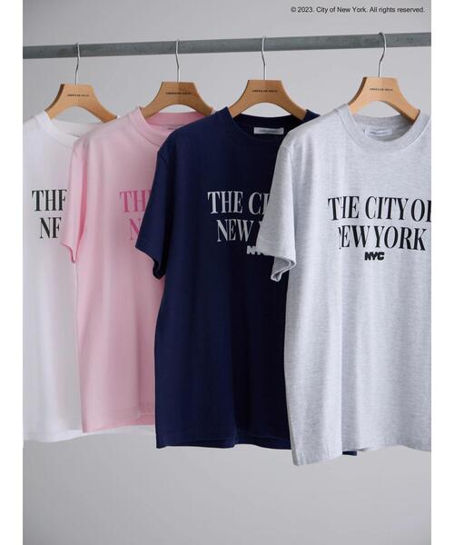 AMERICAN HOLIC(アメリカンホリック)の「THE CITY OF NEW YORK TEE(Tシャツ/カットソー・レディース・ライトグレー・L/M)」の7枚目の写真