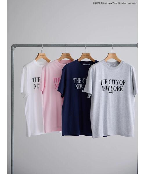 AMERICAN HOLIC(アメリカンホリック)の「THE CITY OF NEW YORK TEE(Tシャツ/カットソー・レディース・ライトグレー・L/M)」の4枚目の写真