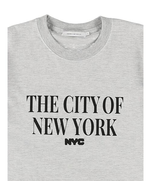 AMERICAN HOLIC(アメリカンホリック)の「THE CITY OF NEW YORK TEE(Tシャツ/カットソー・レディース・ライトグレー・L/M)」の13枚目の写真