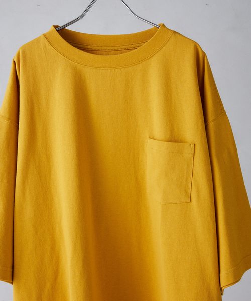 JOURNAL STANDARD relume（ジャーナルスタンダード　レリューム）の「USA オーバーサイズ ライトオンス Tシャツ（Tシャツ/カットソー・メンズ・パープル/グリーン/イエロー/ホワイト×ホワイト/ブラック/ホワイト・LARGE/MEDIUM）」の12枚目の写真