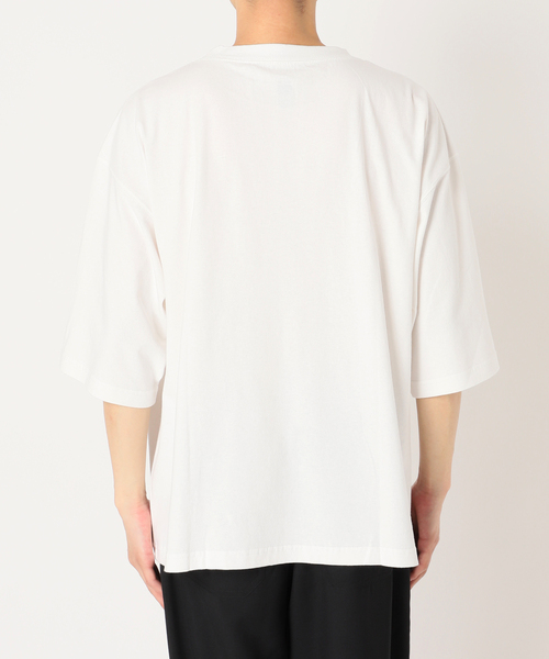 JOURNAL STANDARD relume（ジャーナルスタンダード　レリューム）の「USA オーバーサイズ ライトオンス Tシャツ（Tシャツ/カットソー・メンズ・パープル/グリーン/イエロー/ホワイト×ホワイト/ブラック/ホワイト・LARGE/MEDIUM）」の15枚目の写真