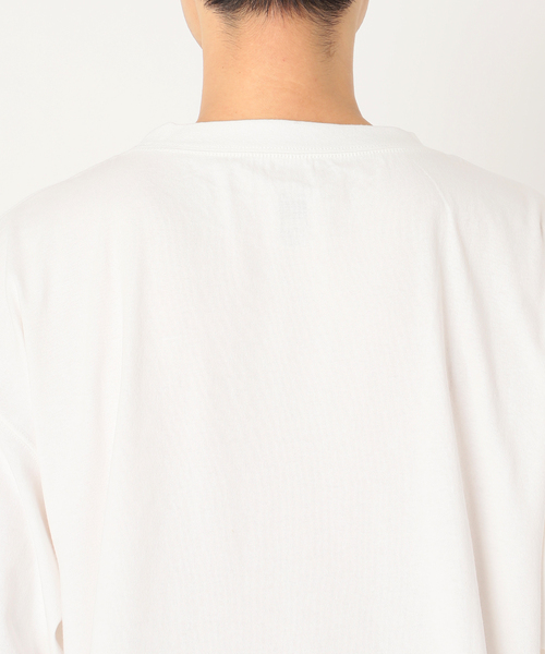 JOURNAL STANDARD relume（ジャーナルスタンダード　レリューム）の「USA オーバーサイズ ライトオンス Tシャツ（Tシャツ/カットソー・メンズ・パープル/グリーン/イエロー/ホワイト×ホワイト/ブラック/ホワイト・LARGE/MEDIUM）」の16枚目の写真
