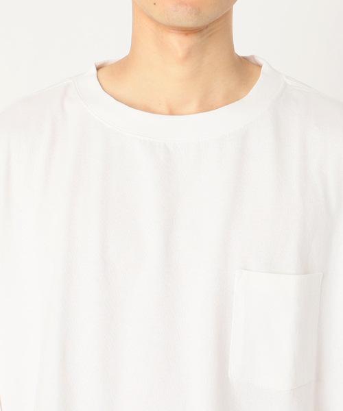 JOURNAL STANDARD relume（ジャーナルスタンダード　レリューム）の「USA オーバーサイズ ライトオンス Tシャツ（Tシャツ/カットソー・メンズ・パープル/グリーン/イエロー/ホワイト×ホワイト/ブラック/ホワイト・LARGE/MEDIUM）」の17枚目の写真