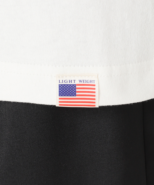JOURNAL STANDARD relume（ジャーナルスタンダード　レリューム）の「USA オーバーサイズ ライトオンス Tシャツ（Tシャツ/カットソー・メンズ・パープル/グリーン/イエロー/ホワイト×ホワイト/ブラック/ホワイト・LARGE/MEDIUM）」の22枚目の写真