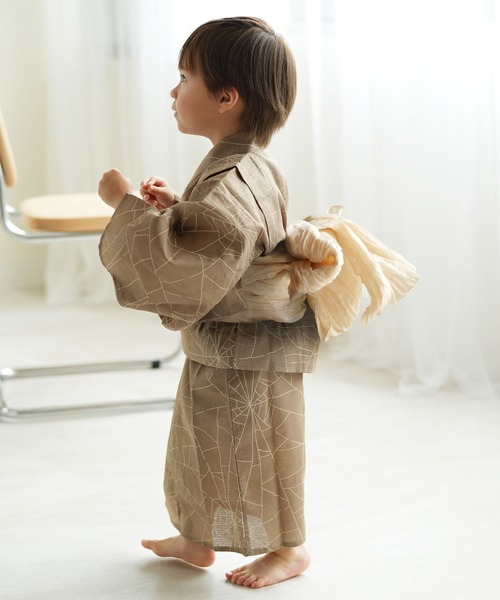 utatane（ウタタネ）の「キッズ浴衣3点セット 男の子 utatane