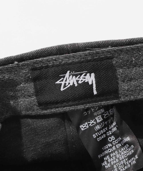 STUSSY（ステューシー）の「STUSSY/ステューシー WASHED STOCK LOW PRO CAP ロゴ キャップ ヴィンテージ風（キャップ・メンズ・ブラウン/チャコール/ネイビー/パープル・FREE）」の13枚目の写真