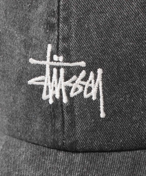 STUSSY（ステューシー）の「STUSSY/ステューシー WASHED STOCK LOW PRO CAP ロゴ キャップ ヴィンテージ風（キャップ・メンズ・ブラウン/チャコール/ネイビー/パープル・FREE）」の8枚目の写真