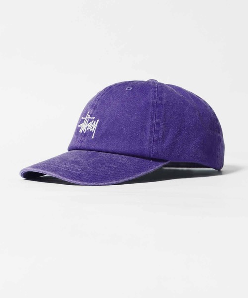 STUSSY（ステューシー）の「STUSSY/ステューシー WASHED STOCK LOW PRO CAP ロゴ キャップ ヴィンテージ風（キャップ・メンズ・ブラウン/チャコール/ネイビー/パープル・FREE）」の20枚目の写真
