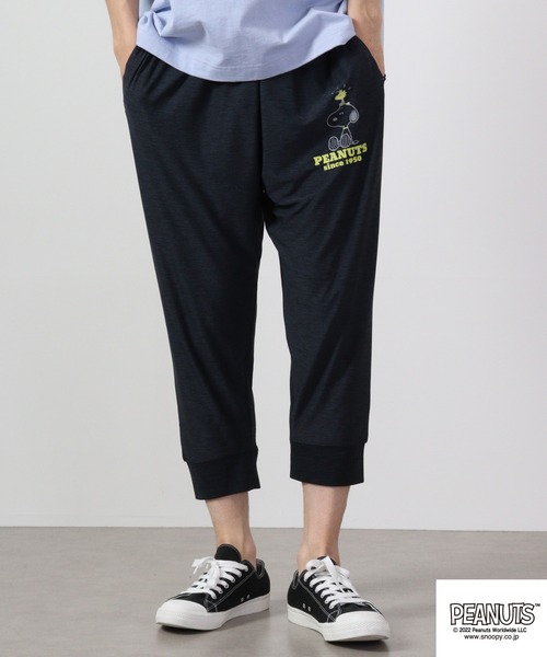 PEANUTS（ピーナッツ）の「PEANUTS カチオン クロップドパンツ（その他パンツ・レディース・ブラック/チャコール/ブラック系その他/グレー系その他/ネイビー/杢グレー・L/M/LL）」の7枚目の写真