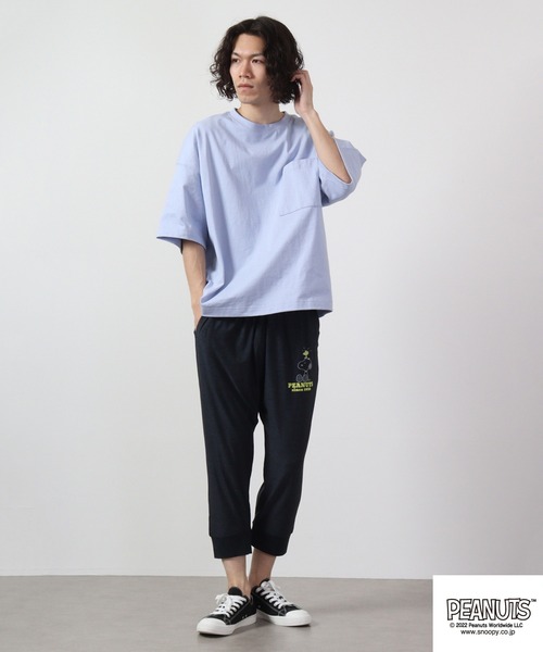 PEANUTS（ピーナッツ）の「PEANUTS カチオン クロップドパンツ（その他パンツ・レディース・ブラック/チャコール/ブラック系その他/グレー系その他/ネイビー/杢グレー・L/M/LL）」の10枚目の写真
