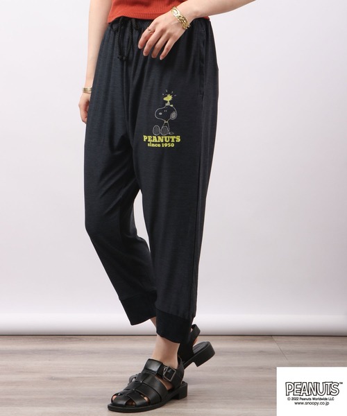 PEANUTS（ピーナッツ）の「PEANUTS カチオン クロップドパンツ（その他パンツ・レディース・ブラック/チャコール/ブラック系その他/グレー系その他/ネイビー/杢グレー・L/M/LL）」の17枚目の写真