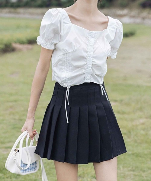 SPIGA（スピーガ）の「ﾀﾞﾌﾞﾙｼｬｰﾘﾝｸﾞﾌﾞﾗｳｽ（シャツ/ブラウス・レディース・ピンク/ホワイト・FREE）」の7枚目の写真