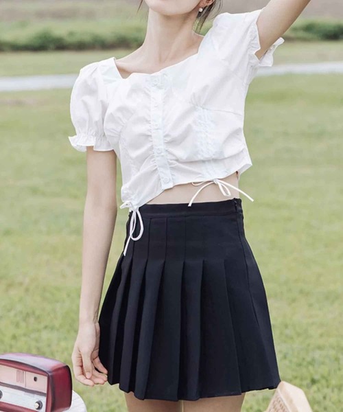 SPIGA（スピーガ）の「ﾀﾞﾌﾞﾙｼｬｰﾘﾝｸﾞﾌﾞﾗｳｽ（シャツ/ブラウス・レディース・ピンク/ホワイト・FREE）」の8枚目の写真