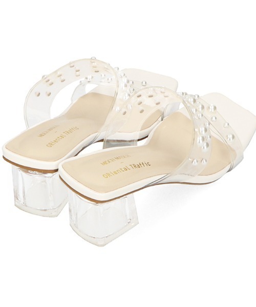 MISCH MASCH(ミッシュマッシュ)の「パールPVCサンダル/MO32203(サンダル・レディース・ホワイト・S/M/L)」の4枚目の写真