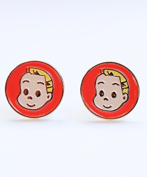 OSAMU GOODS(オサムグッズ)の「BUTTON&CUFFLINKS ボタンアンドカフリンクス:OSAMU GOODS オサムグッズ:ジャック ジル ねこイヤリング 犬イヤリング(イヤリング・レディース・ブルー系2/イエロー/レッド/イエロー系2/レッド系2/レッド系1/イエロー系/ブルー/ブルー系1/イエロー系1・FREE)」の8枚目の写真