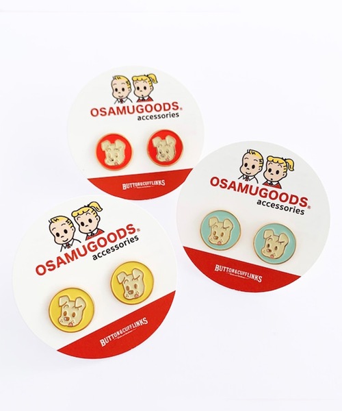 OSAMU GOODS(オサムグッズ)の「BUTTON&CUFFLINKS ボタンアンドカフリンクス:OSAMU GOODS オサムグッズ:ジャック ジル ねこイヤリング 犬イヤリング(イヤリング・レディース・ブルー系2/イエロー/レッド/イエロー系2/レッド系2/レッド系1/イエロー系/ブルー/ブルー系1/イエロー系1・FREE)」の19枚目の写真
