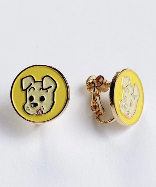 OSAMU GOODS(オサムグッズ)の「BUTTON&CUFFLINKS ボタンアンドカフリンクス:OSAMU GOODS オサムグッズ:ジャック ジル ねこイヤリング 犬イヤリング(イヤリング・レディース・ブルー系2/イエロー/レッド/イエロー系2/レッド系2/レッド系1/イエロー系/ブルー/ブルー系1/イエロー系1・FREE)」の21枚目の写真