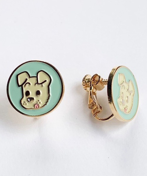 OSAMU GOODS(オサムグッズ)の「BUTTON&CUFFLINKS ボタンアンドカフリンクス:OSAMU GOODS オサムグッズ:ジャック ジル ねこイヤリング 犬イヤリング(イヤリング・レディース・ブルー系2/イエロー/レッド/イエロー系2/レッド系2/レッド系1/イエロー系/ブルー/ブルー系1/イエロー系1・FREE)」の22枚目の写真