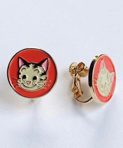 OSAMU GOODS(オサムグッズ)の「BUTTON&CUFFLINKS ボタンアンドカフリンクス:OSAMU GOODS オサムグッズ:ジャック ジル ねこイヤリング 犬イヤリング(イヤリング・レディース・ブルー系2/イエロー/レッド/イエロー系2/レッド系2/レッド系1/イエロー系/ブルー/ブルー系1/イエロー系1・FREE)」の16枚目の写真