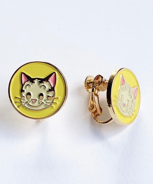 OSAMU GOODS(オサムグッズ)の「BUTTON&CUFFLINKS ボタンアンドカフリンクス:OSAMU GOODS オサムグッズ:ジャック ジル ねこイヤリング 犬イヤリング(イヤリング・レディース・ブルー系2/イエロー/レッド/イエロー系2/レッド系2/レッド系1/イエロー系/ブルー/ブルー系1/イエロー系1・FREE)」の17枚目の写真